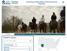 Tablet Screenshot of myazhomesandland.com